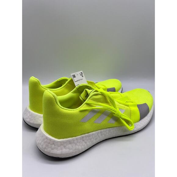 adidas Men's Senseboost GO Running Shoes Neon/Yellow Sneakers EF1580 Size 8.5 - Picture 7 of 13